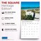Plato; Beaches | 2027 12 x 24 Inch (Hanging) Monthly Square Wall Calendar | Foil Stamped Cover; Category:Wall Calendars; Image:7